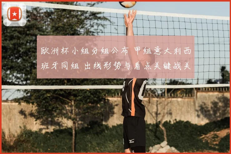 欧洲杯小组分组公布 甲组意大利西班牙同组 出线形势与看点关键战关注