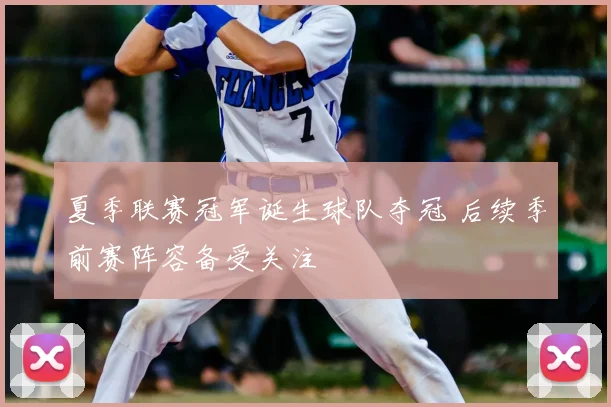 夏季联赛冠军诞生球队夺冠 后续季前赛阵容备受关注