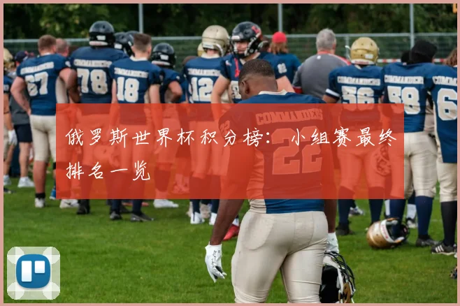 俄罗斯世界杯积分榜：小组赛最终排名一览